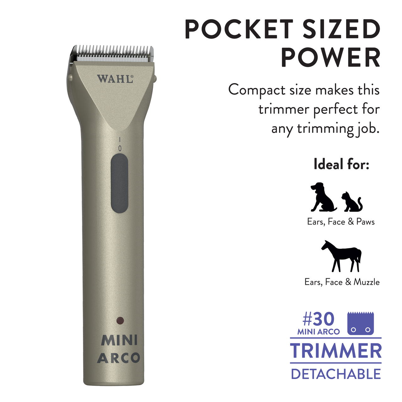 Wahl Mini Arco Trimmer - Power Specs