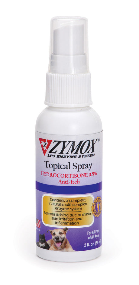 Zymox Topical Spray, 0.5% Hydrocortisone, 2 oz