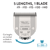 Wahl 5-in-1 Blade, Coarse - Blade Infographic 1