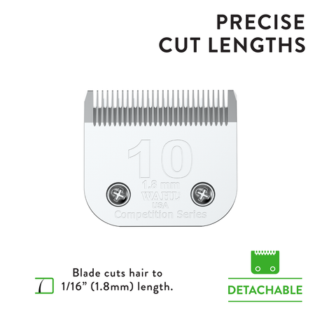 Wahl Competition Series Blade Size 10 Precise Cut Lengths
