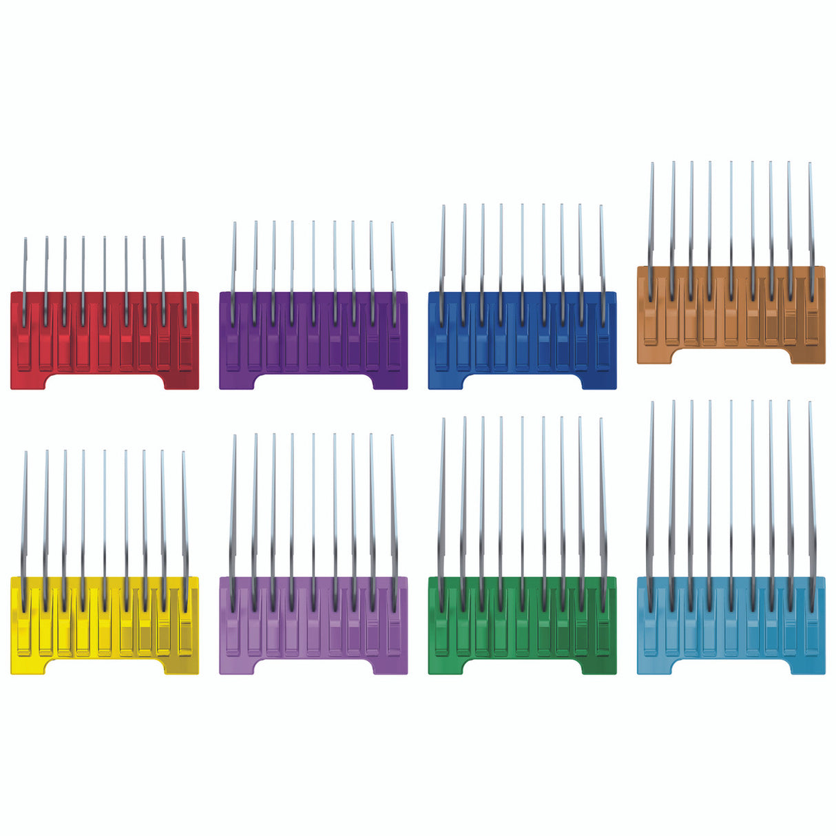 Wahl 5-in-1 Stainless Steel Comb Set Product Closeup