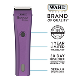 Wahl Bravura Lithium 5-in-1 Clipper, Purple Warranty Info