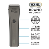 Wahl Bravura Lithium 5-in-1 Clipper, Gunmetal - Warranty Info