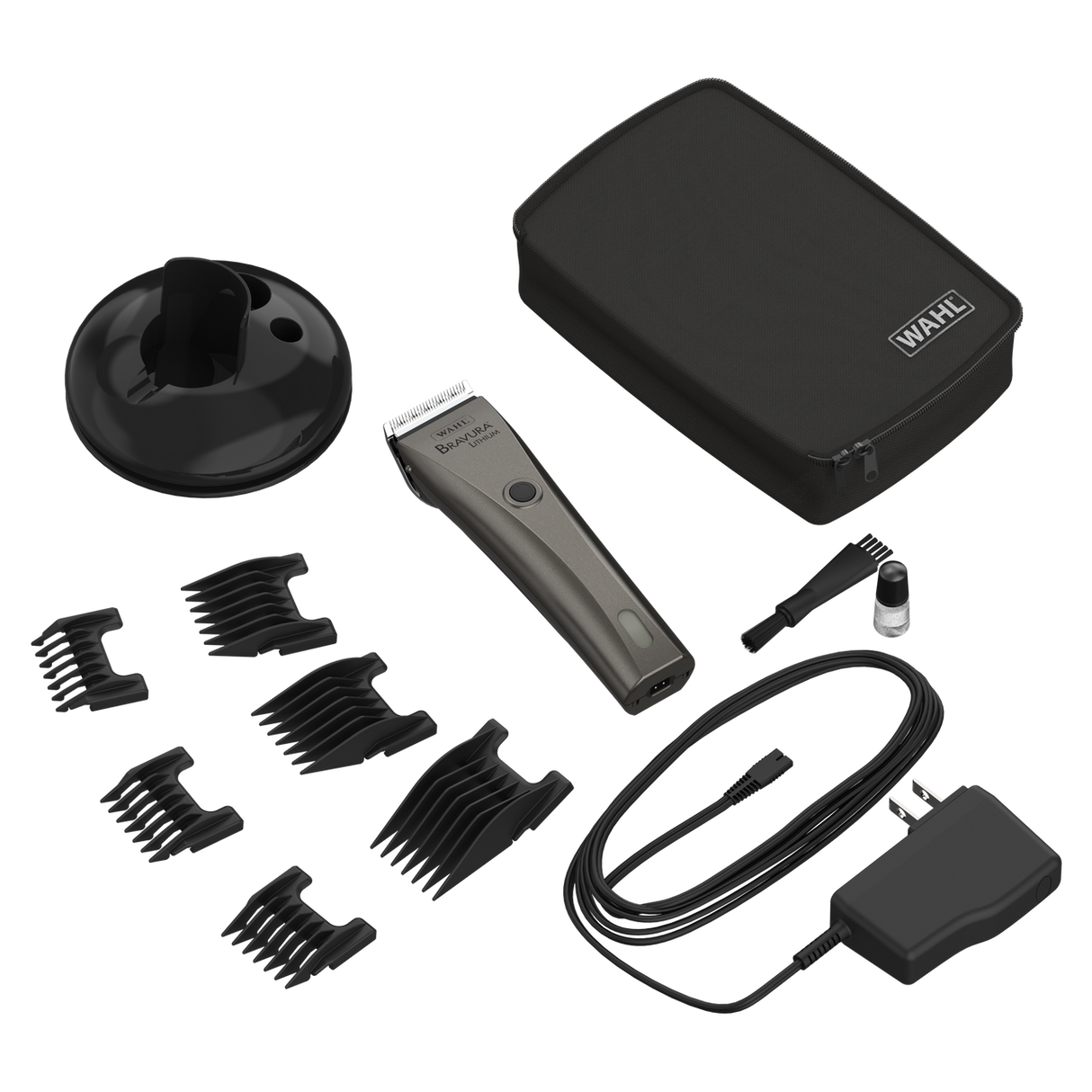 Wahl Bravura Lithium 5-in-1 Clipper, Gunmetal - Included in Box