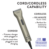 Wahl Mini Arco Trimmer - Cordless Infographic