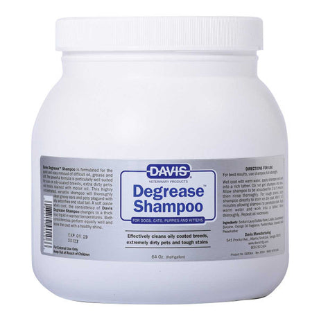 Davis Degrease Shampoo, 64 oz