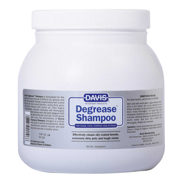 Davis Degrease Shampoo, 64 oz