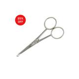 Closed view of Monk 4" Curved Safety Shear with 25% off sale badge