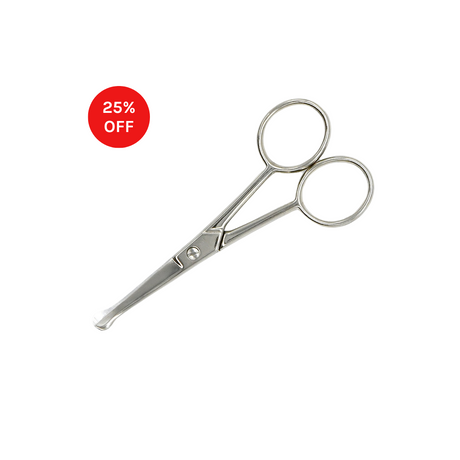Closed view of Monk 4" Curved Safety Shear with 25% off sale badge