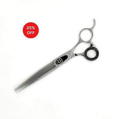 Monk Black 48-Tooth Thinning Shear, 7 inch
