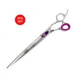 Closed view of Monk Purple 9.5" Straight Shear with 25% off sale badge