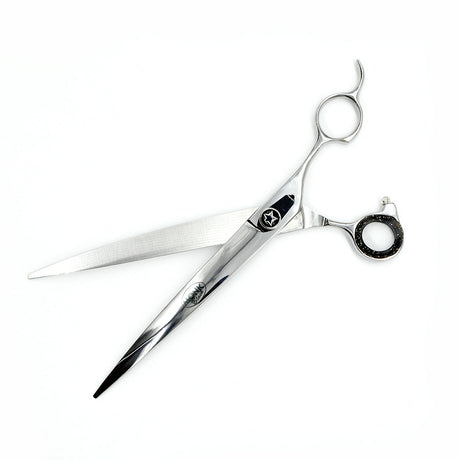 Open view of Monk Black 8.5" Curved Shear