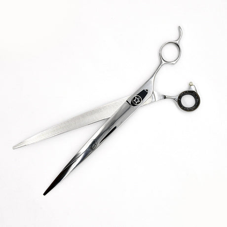 Open view of Monk Black 9.5" Curved Shear
