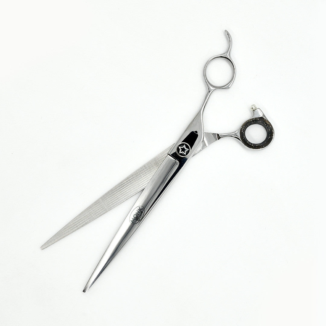 Open view of Monk Black 8.5" Straight Shear