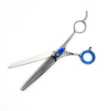 Open view of Monk Blue 7.5" 46-Tooth Thinning Shear