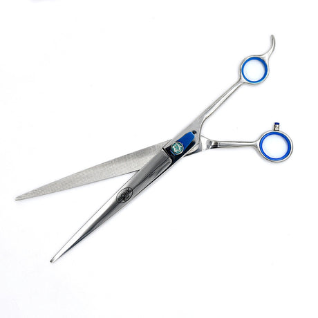 Open view of Monk Blue 10" Straight Shear
