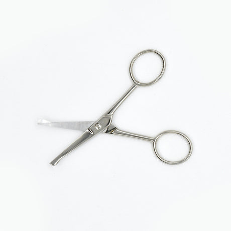 Open view of Monk 4" Curved Safety Shear