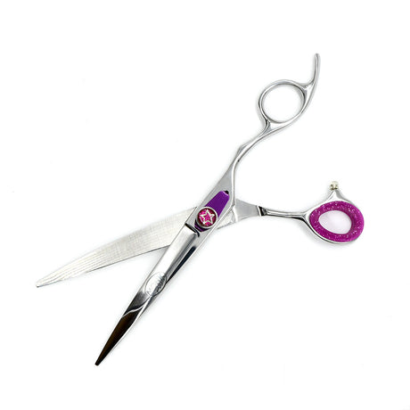 Open view of Monk Purple 7.5" Curved Shear