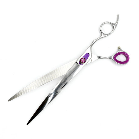 Open view of Monk Purple 9.5" Curved Shear