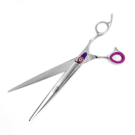 Open view of Monk Purple 9.5" Straight Shear