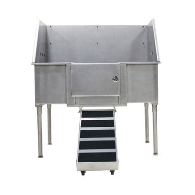 Petology Grooming Stationary Stainless Steel Tub USA 58" x 24"