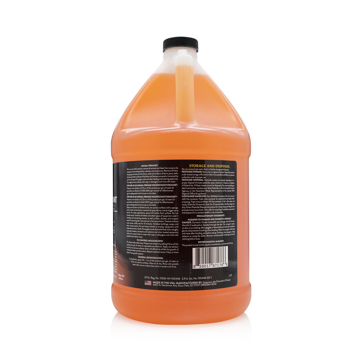 Petology 256:1 Disinfectant Gallon Fresh & Clean Right Side