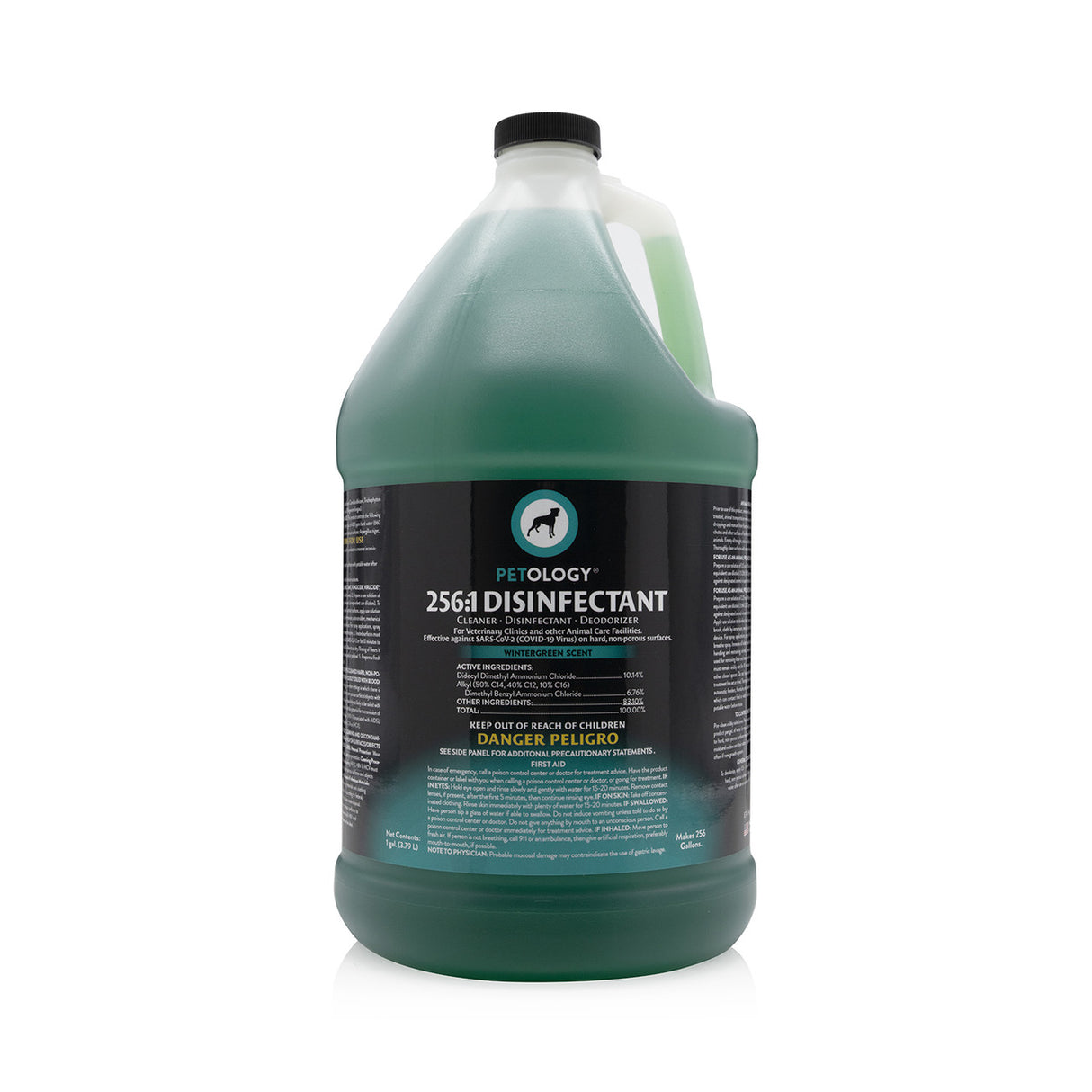 Petology 256:1 Disinfectant Gallon Wintergreen