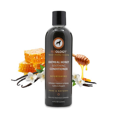 Petology Oatmeal Honey Soothing Conditioner, 16 oz