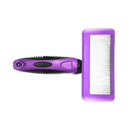 SureGrip Curved Slicker Brush for Dogs, Medium on a white background