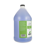 Left side view of The Coat Handler Hypoallergenic Shampoo gallon jug, showcasing product description