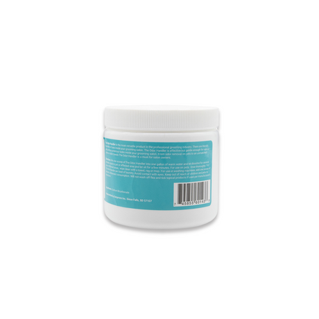 Back view of The Odor Handler 1 lb container, showcasing product label with ingredients and description