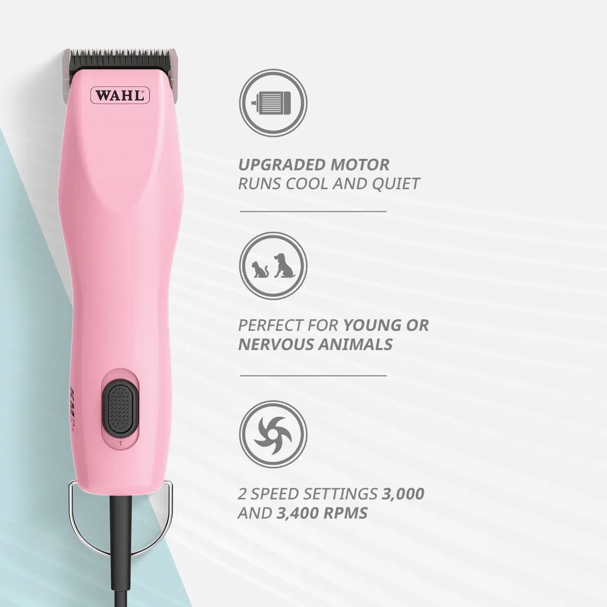 Wahl KM2+ Clipper, Pink