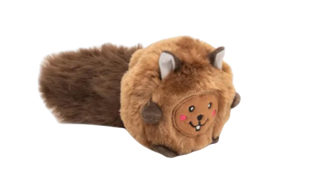 Zippy Paws Bushy Throw Squirrel Toy
