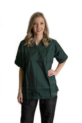 EZ Care V-Neck Grooming Top on Model