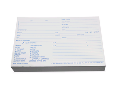 Barkleigh Medium Klip Kards, 4 x 6 inch, 100 Pack