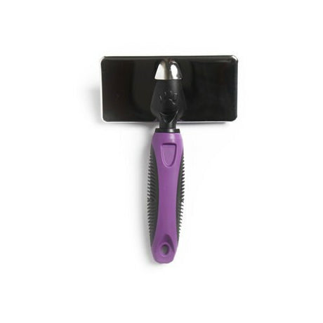 SureGrip Flat Slicker Brush for Dogs, Medium - Back