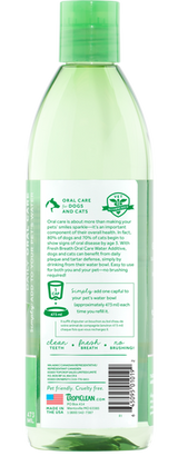 Fresh Breath Oral Care Water Additive, 16 oz Back