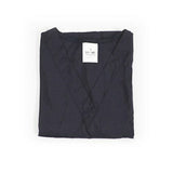EZ Care V-Neck Grooming Top, Black Folded