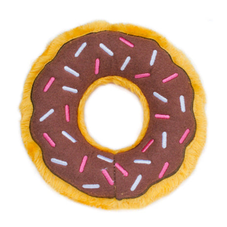 Zippy Paws Mini Donutz Chocolate Dog Toy