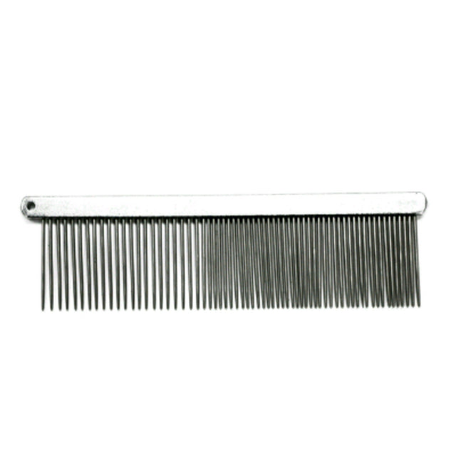 SureGrip Dog Face Comb, Medium/Fine Long Pin, 4.5 inches