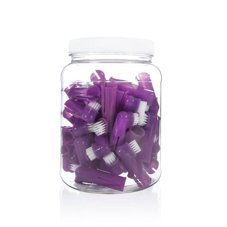 SureGrip Finger Pet Toothbrushes, 50 Pack - Back