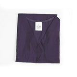 EZ Care V-Neck Grooming Top, Plum Folded