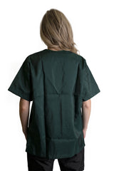 EZ Care V-Neck Grooming Top, Black on Model Back