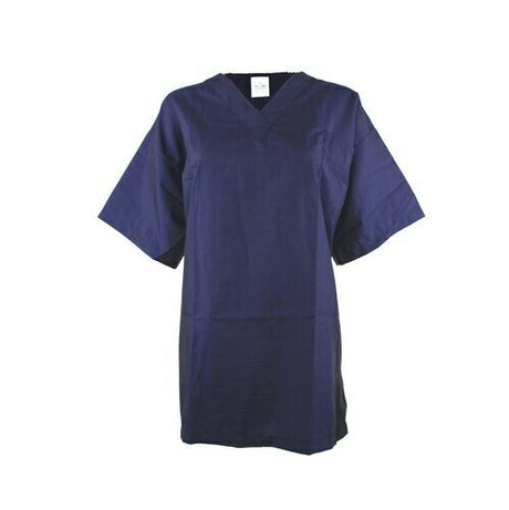 EZ Care V-Neck Grooming Top, Navy Blue