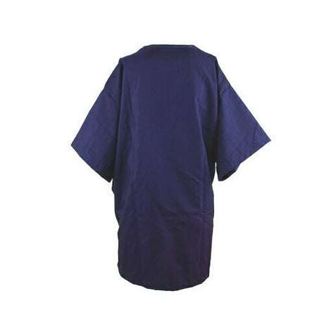 EZ Care V-Neck Grooming Top, Navy Blue Back