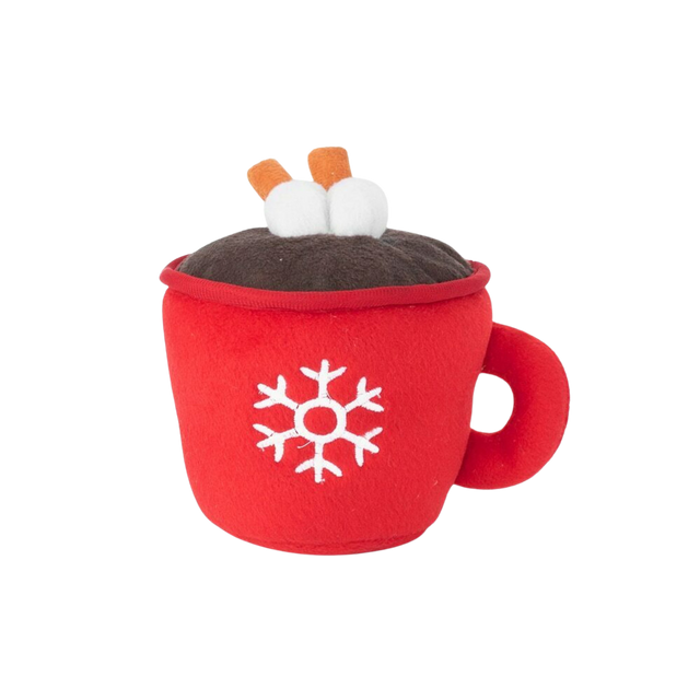 Zippy Paws Holiday Hot Cocoa Plush Toy