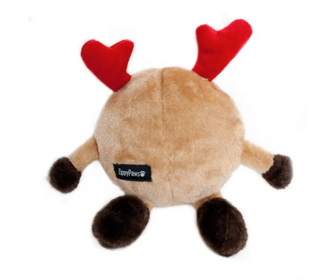 Zippy Paws Holiday Brainey Reindeer