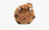 Zippy Paws Bushy Throw Squirrel Front