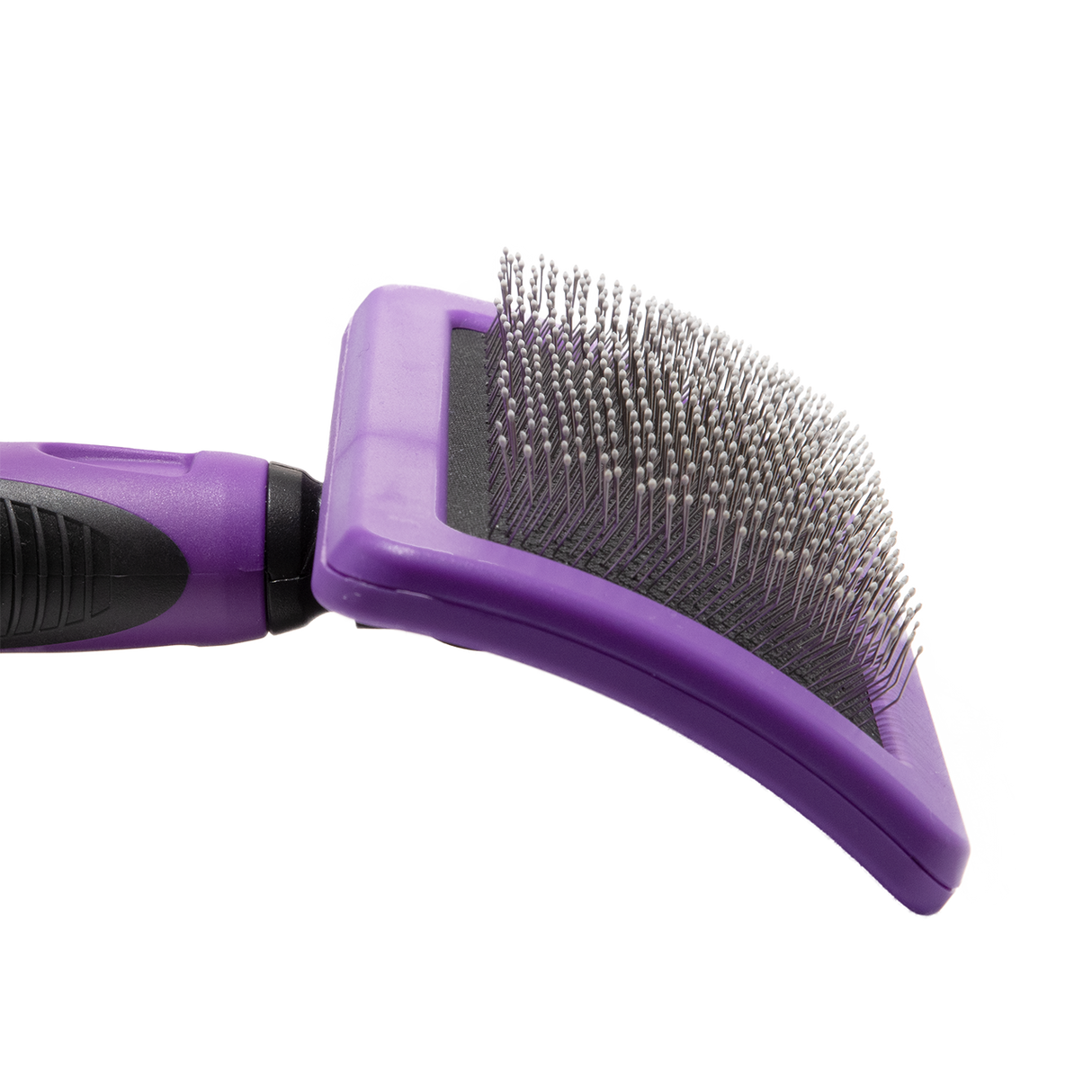 Ball Tip Curved Slicker Brush-Large