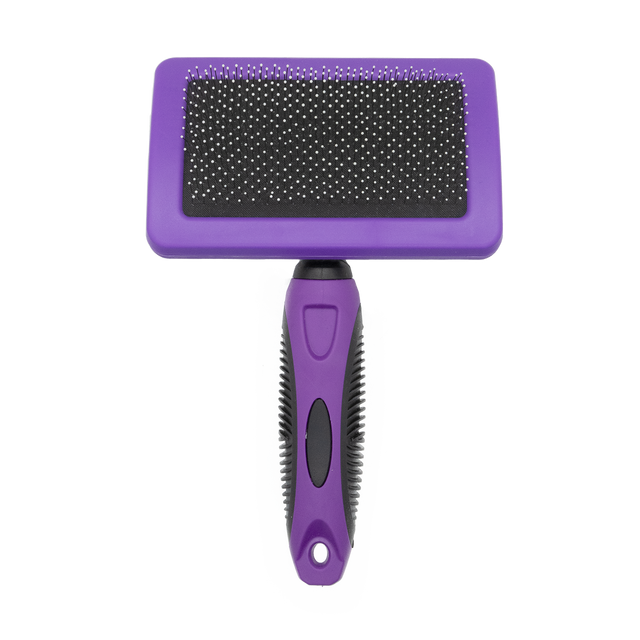 Ball Tip Curved Slicker Brush-Large